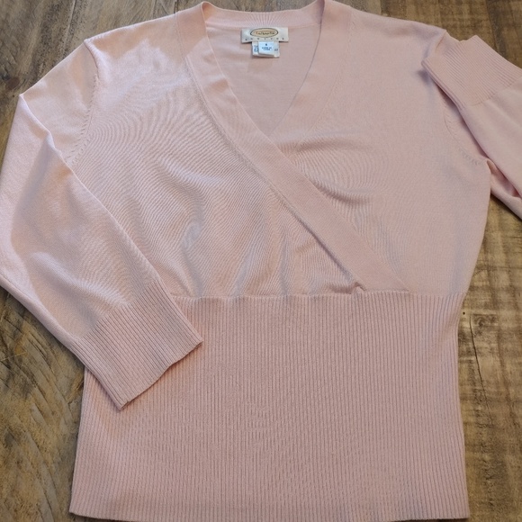 Talbots Petites Silk Blend Lightweight Sweater Top - Picture 6 of 8